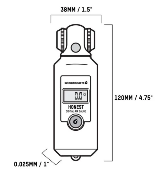 Blackburn Honest Digital Pressure Gauge - Image 3