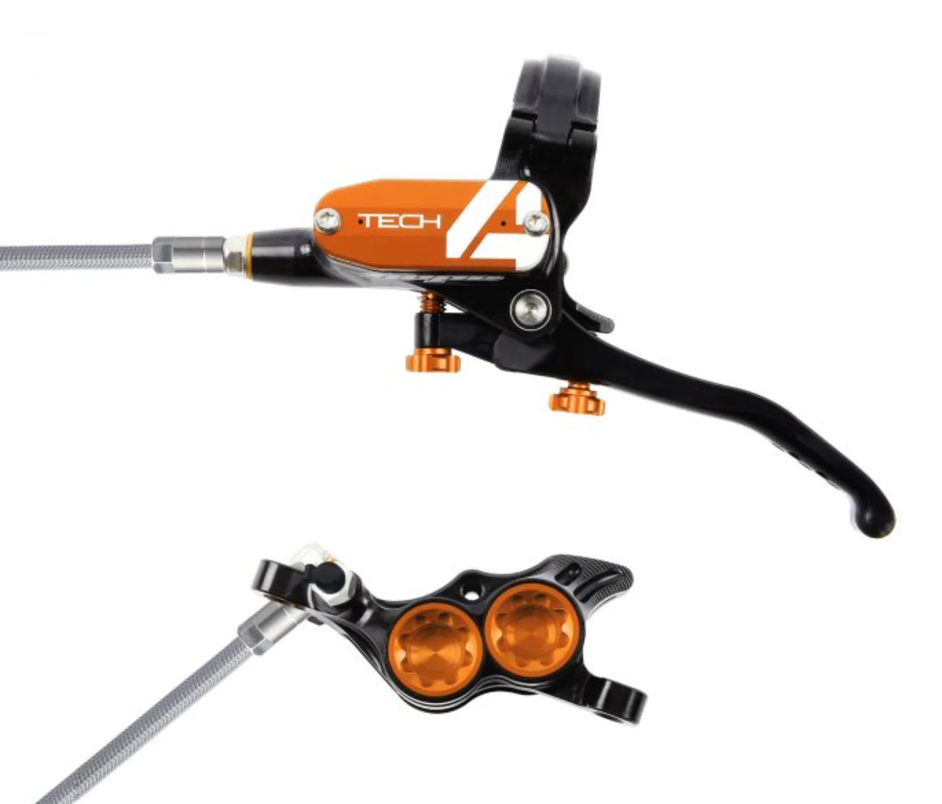 Hope Tech 4 E4 Braided Hose Disc Brake w/o Rotor - Image 9