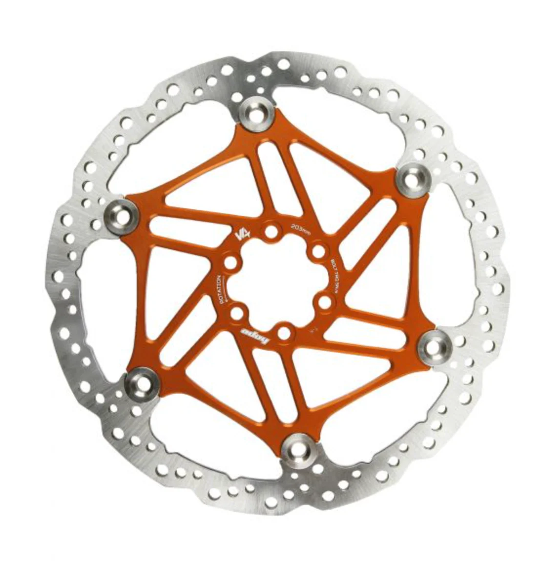 Hope V4 Vented Disc Brake Rotor 6 Bolt - Image 4