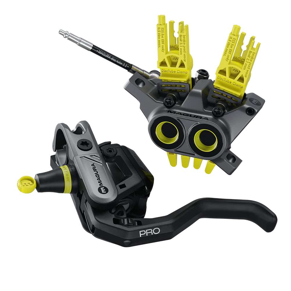 Magura Gustav Pro Disc Brake - Grey/Yellow (Front or Rear)