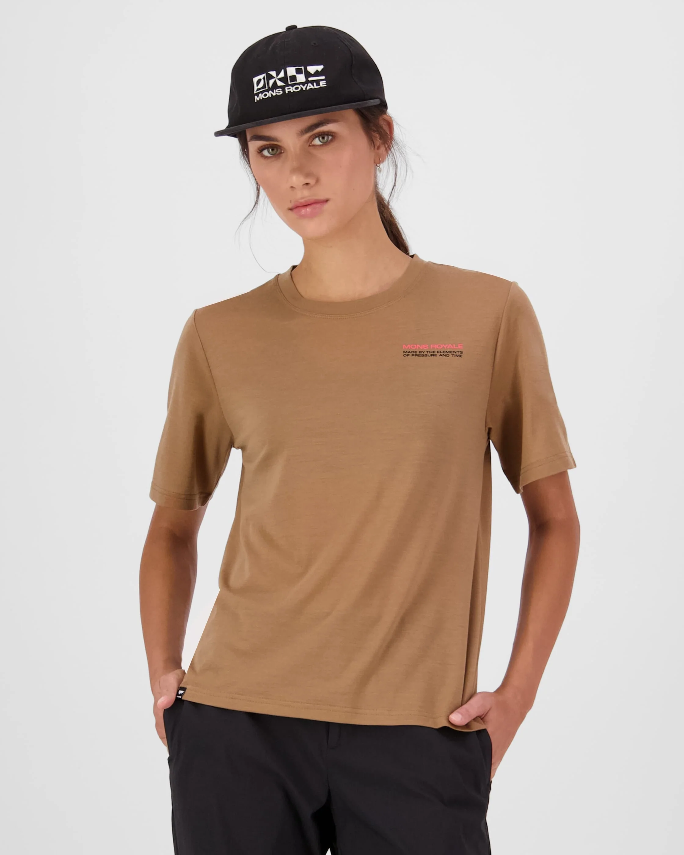 Mons Royale Women's Icon Merino T-Shirt MR TAP