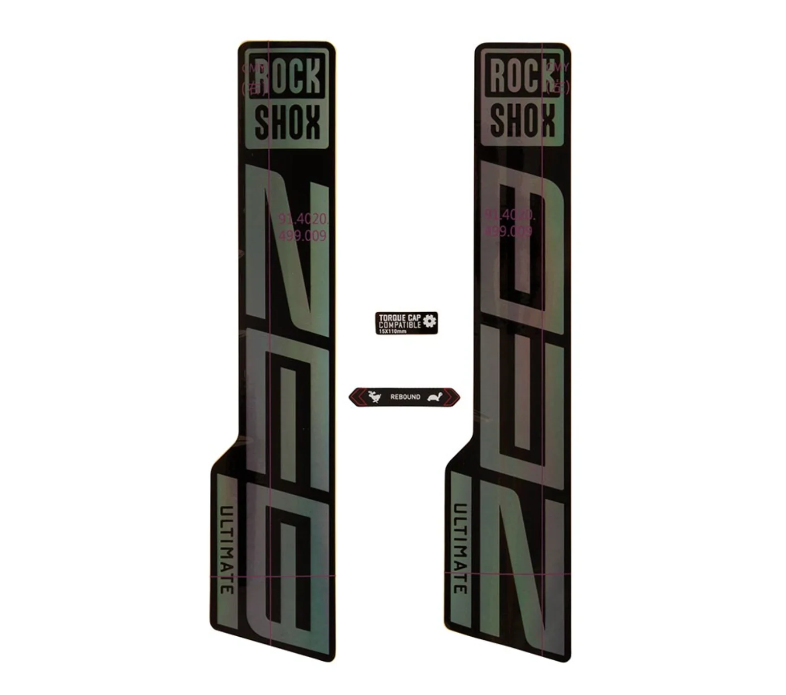 RockShox ZEB Ultimate Decal Kit - Image 3