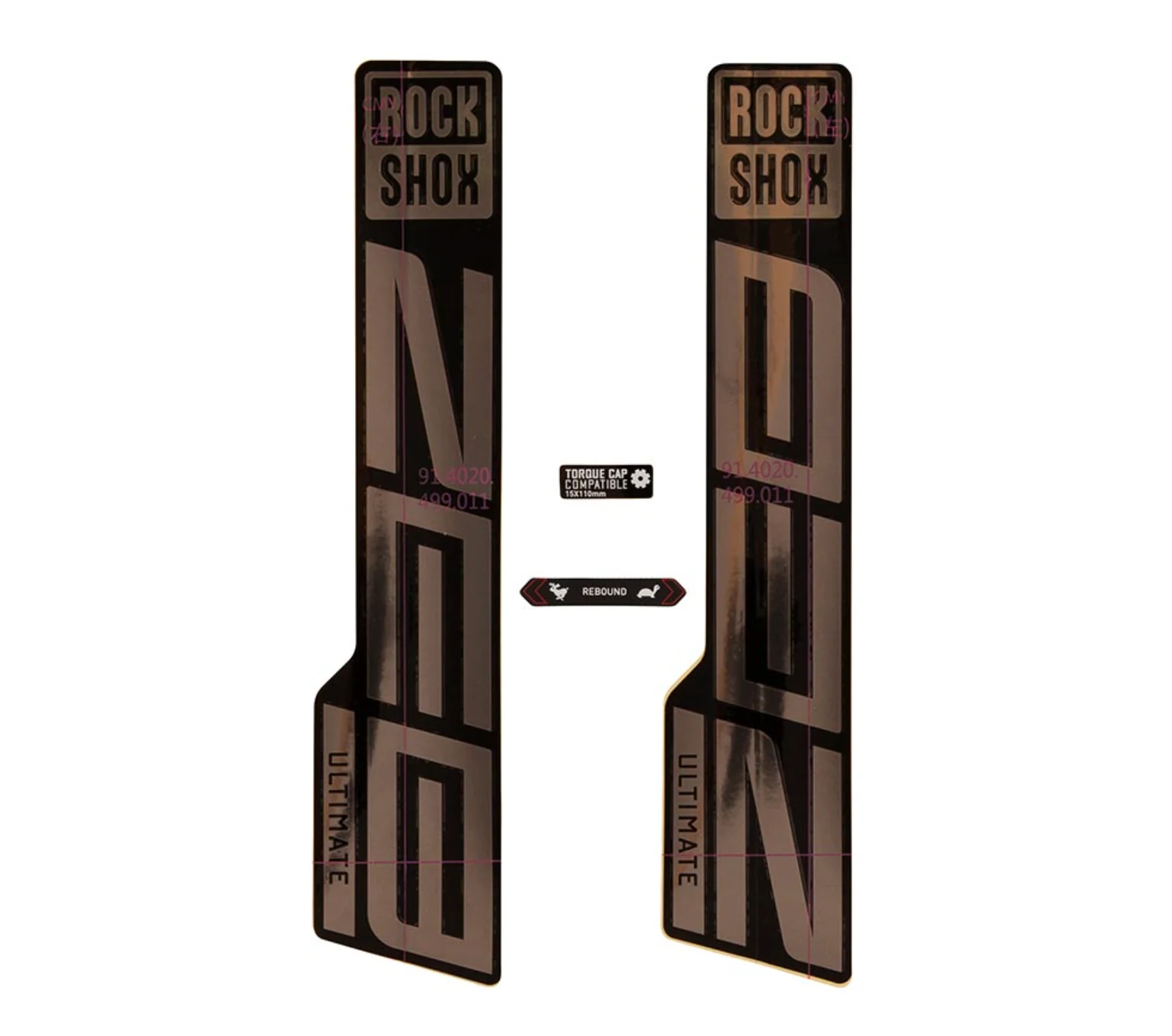 RockShox ZEB Ultimate Decal Kit - Image 4