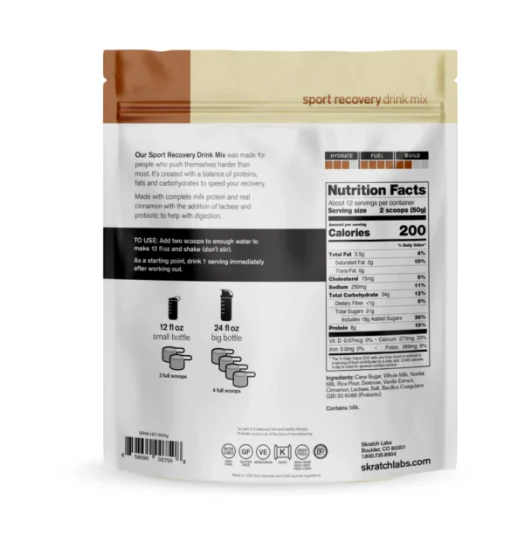 Skratch Labs Sports Recovery Drink Mix 600g - Image 3
