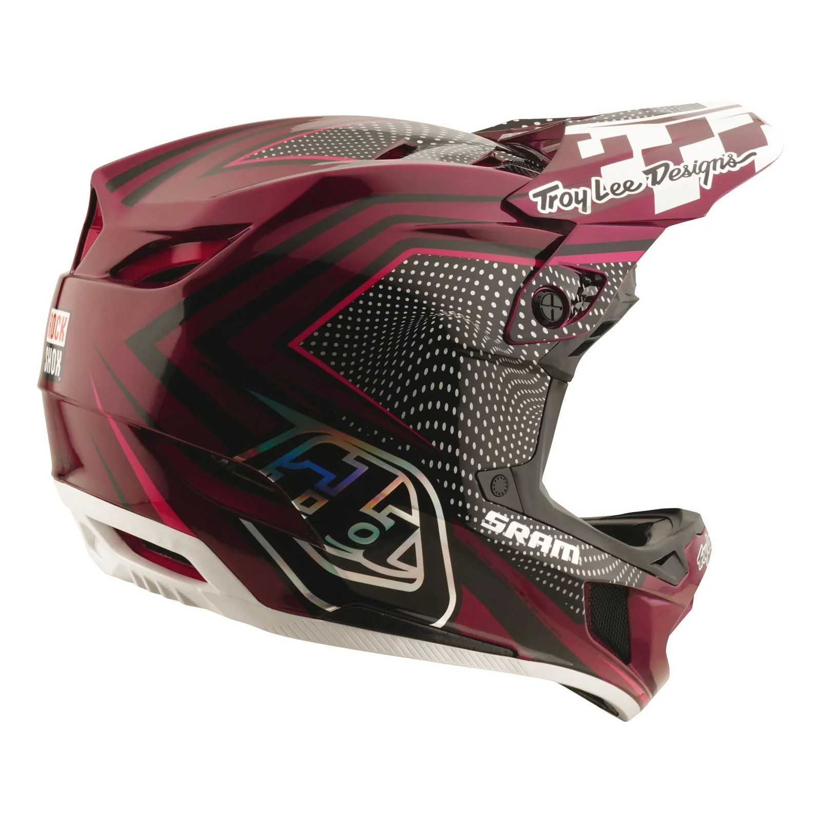 Troy Lee Designs D4 Carbon Helmet w/Mips - SRAM Radioscape - Image 4