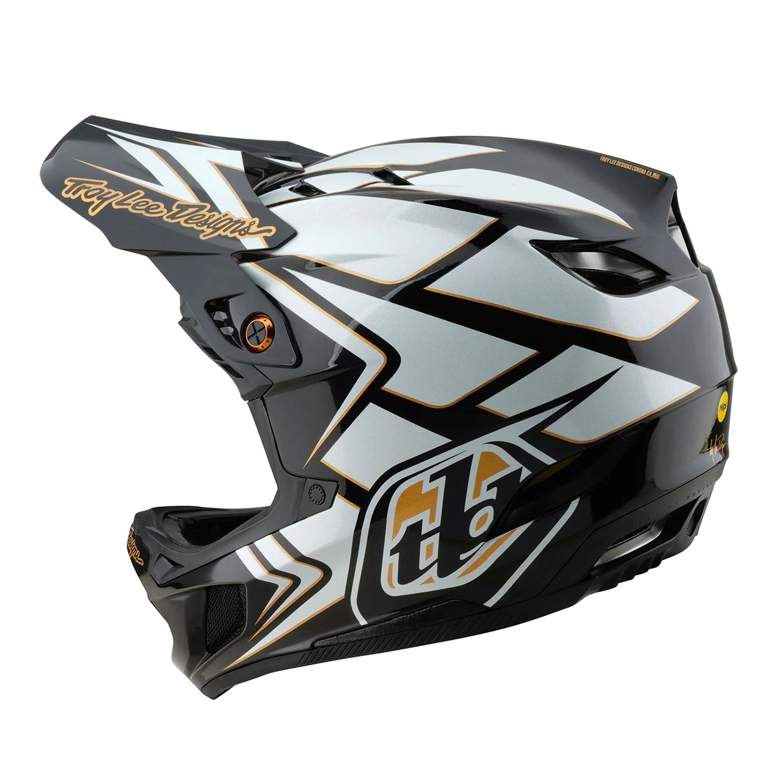Troy Lee Designs D4 Composite Helmet Ghostwing - Image 5