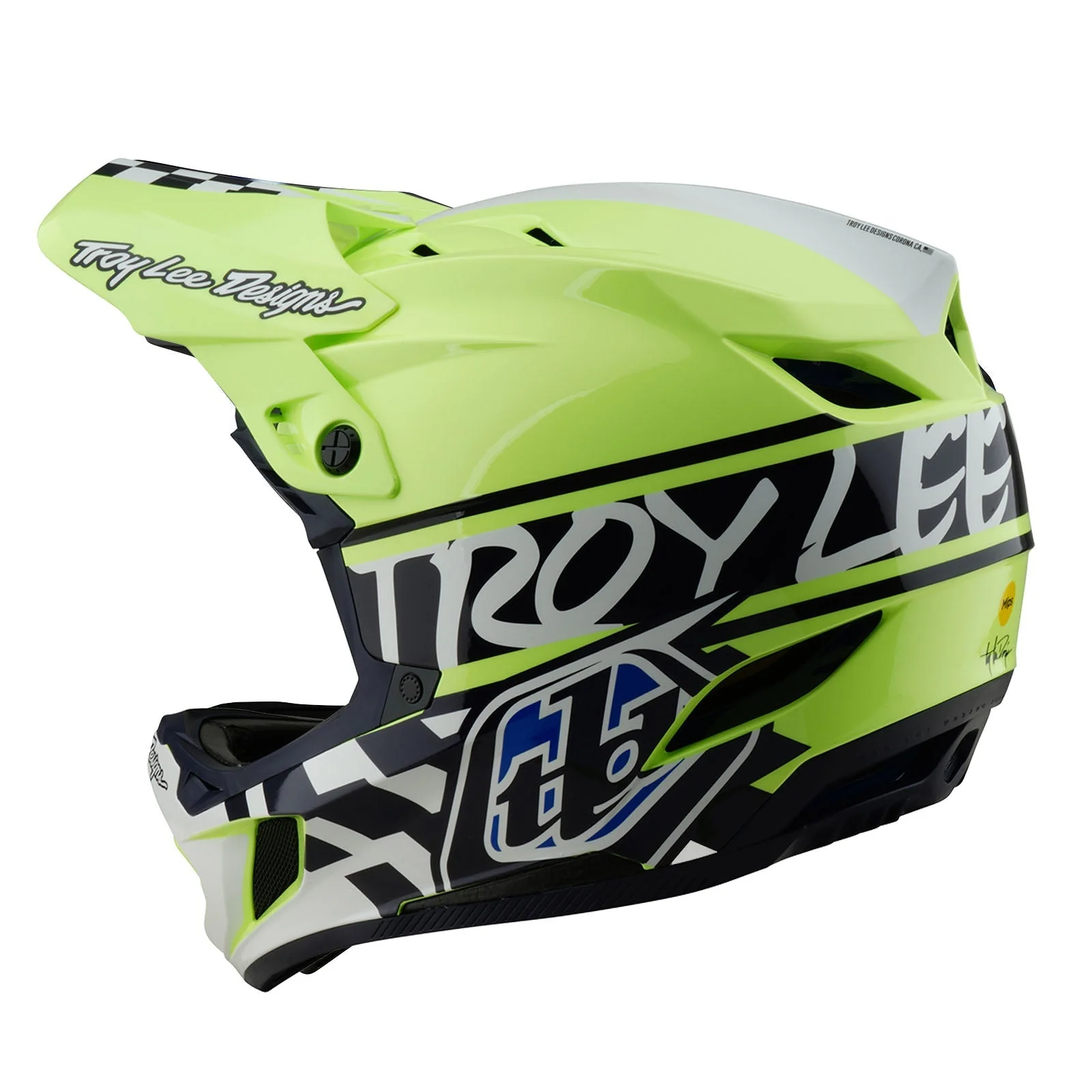 Troy Lee Designs D4 Polyacrylite Helmet w/Mips - Fifty-50