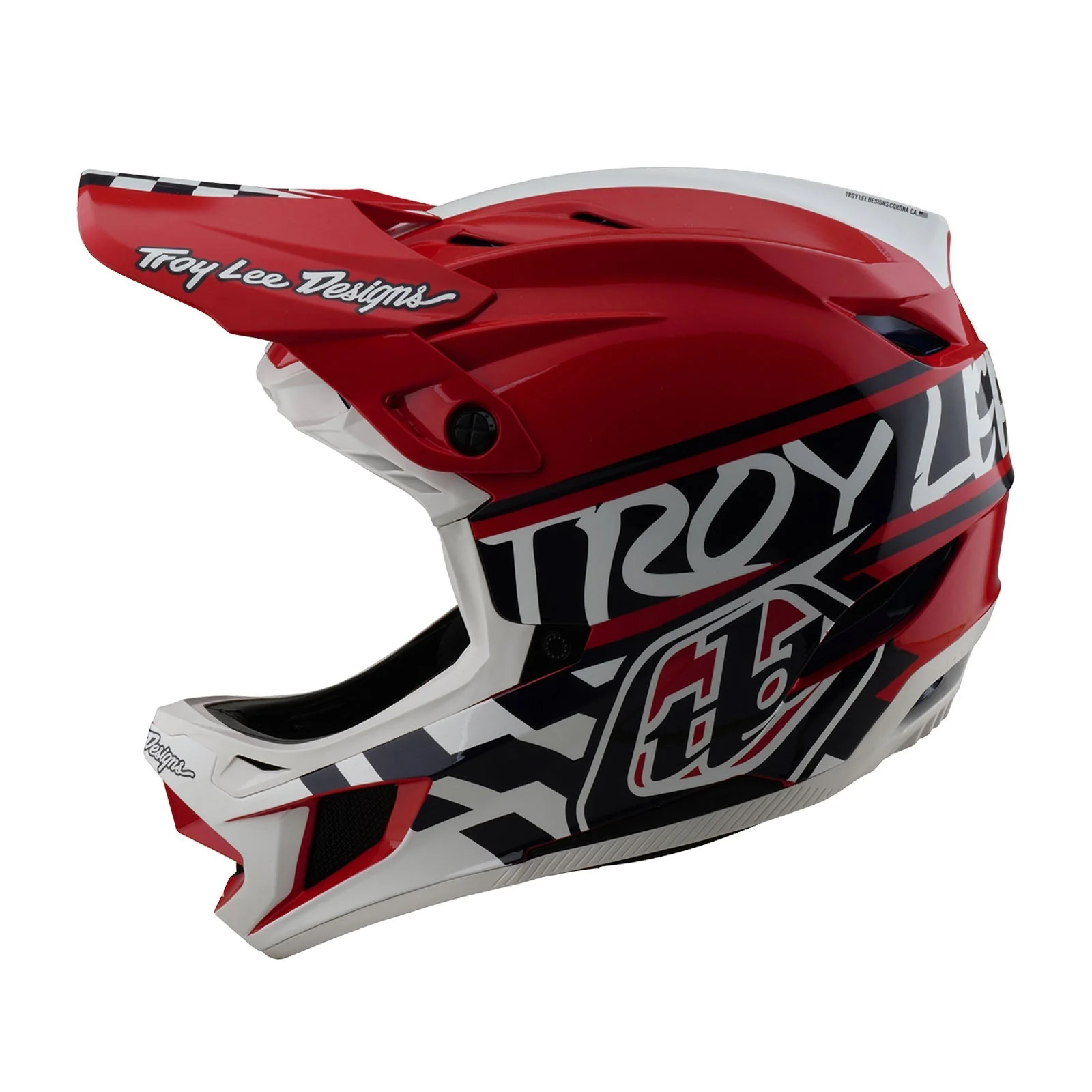 Troy Lee Designs D4 Polyacrylite Helmet w/Mips - Fifty-50 - Image 10