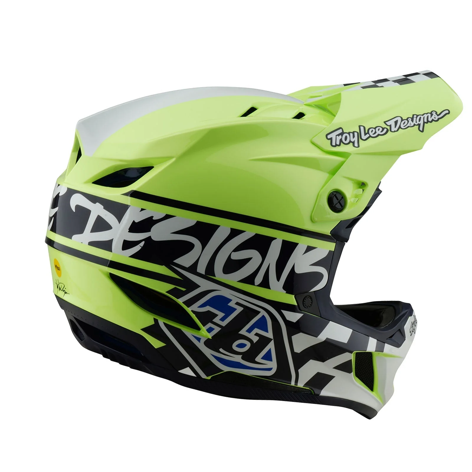 Troy Lee Designs D4 Polyacrylite Helmet w/Mips - Fifty-50 - Image 3