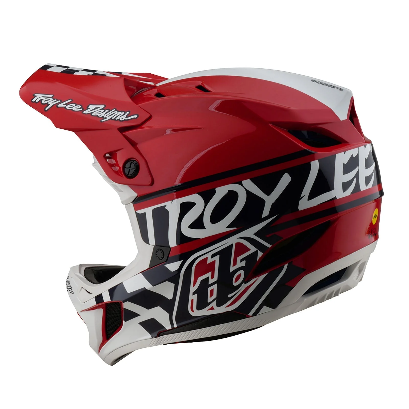 Troy Lee Designs D4 Polyacrylite Helmet w/Mips - Fifty-50 - Image 5