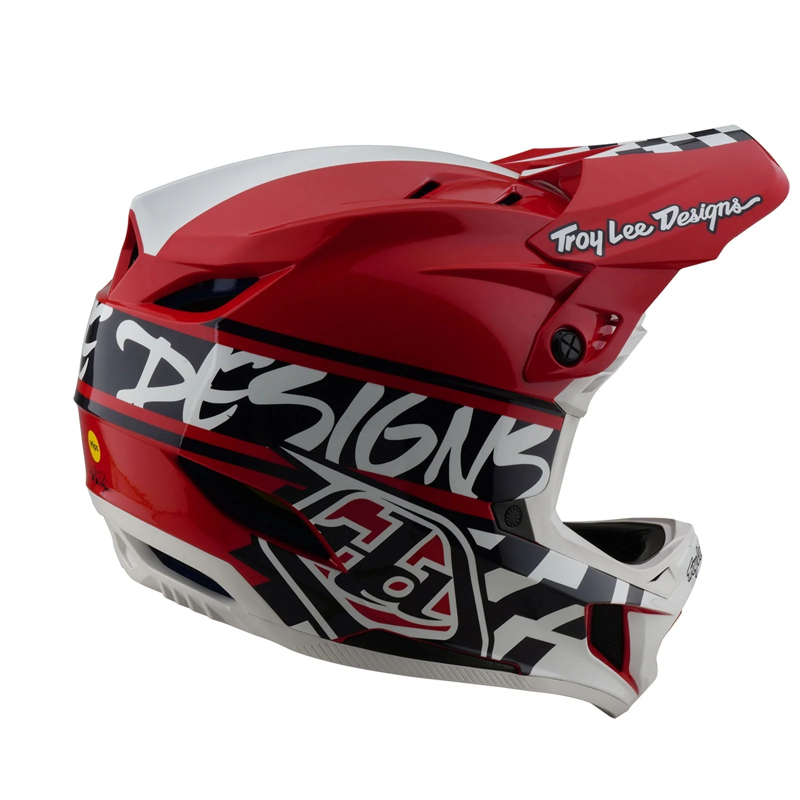 Troy Lee Designs D4 Polyacrylite Helmet w/Mips - Fifty-50 - Image 7