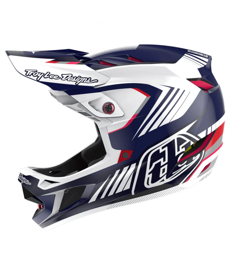 Troy Lee Designs D4 Polyacrylite Helmet w/Mips - Qualifer - Image 2