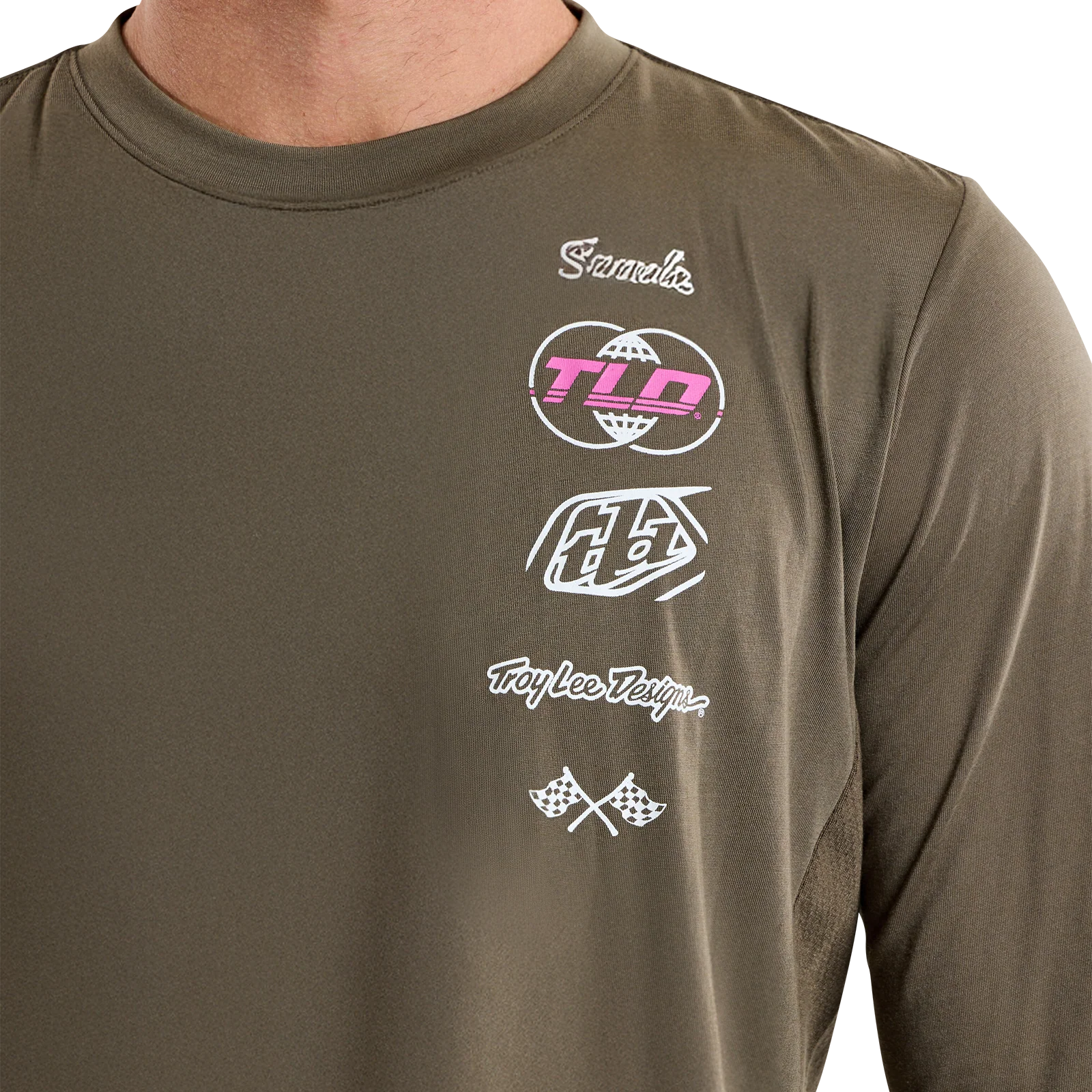 Troy Lee Designs Skyline Long Sleeve Ride Tee ; Worldwide - Image 14
